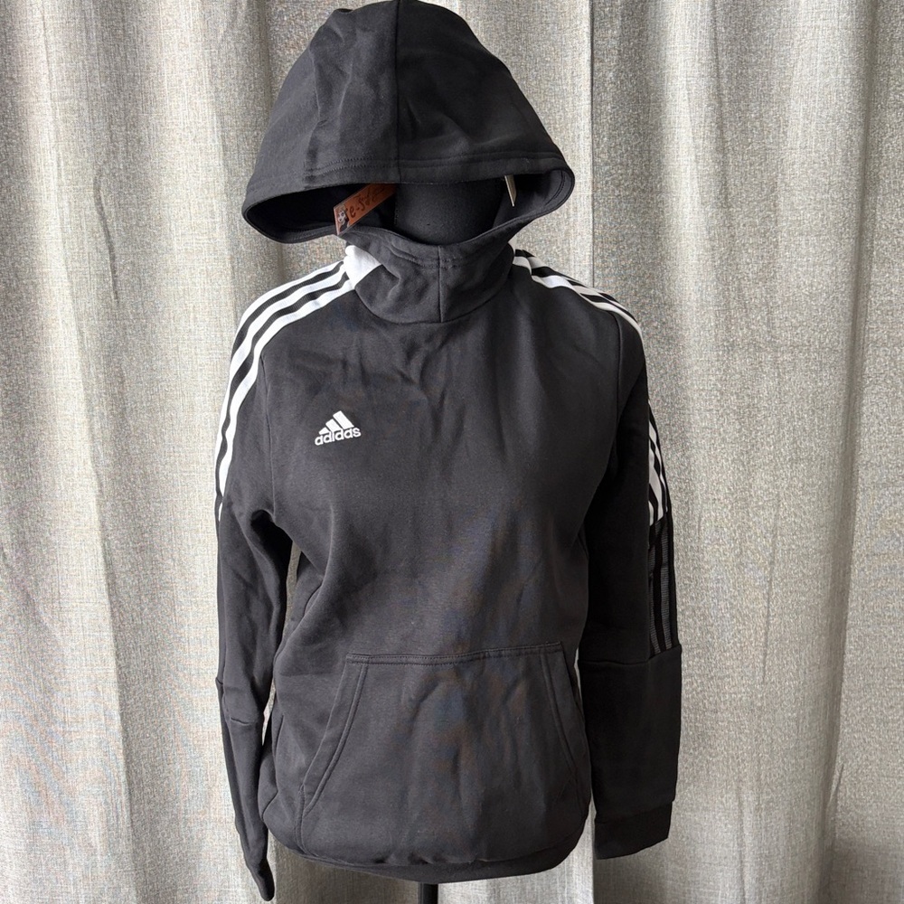 Adidas Black Pullover with White Accents